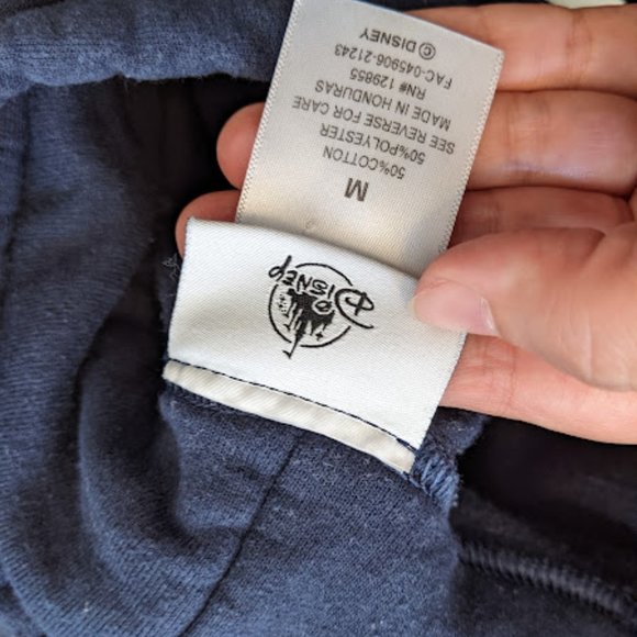 Walt Disney World Navy Blue Mickey Mouse Hoodie Size M - Picture 3 of 10